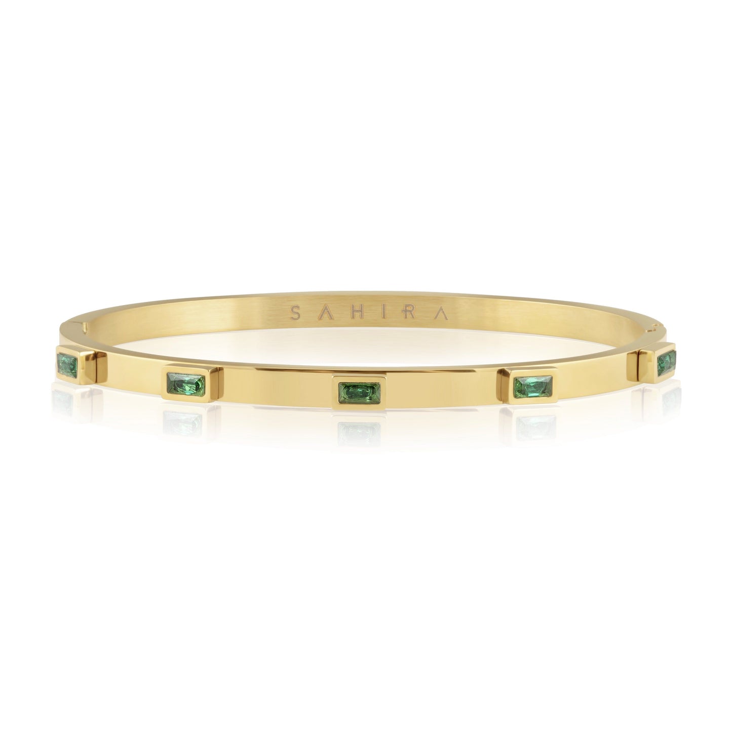 Emerald Baguette Stackable